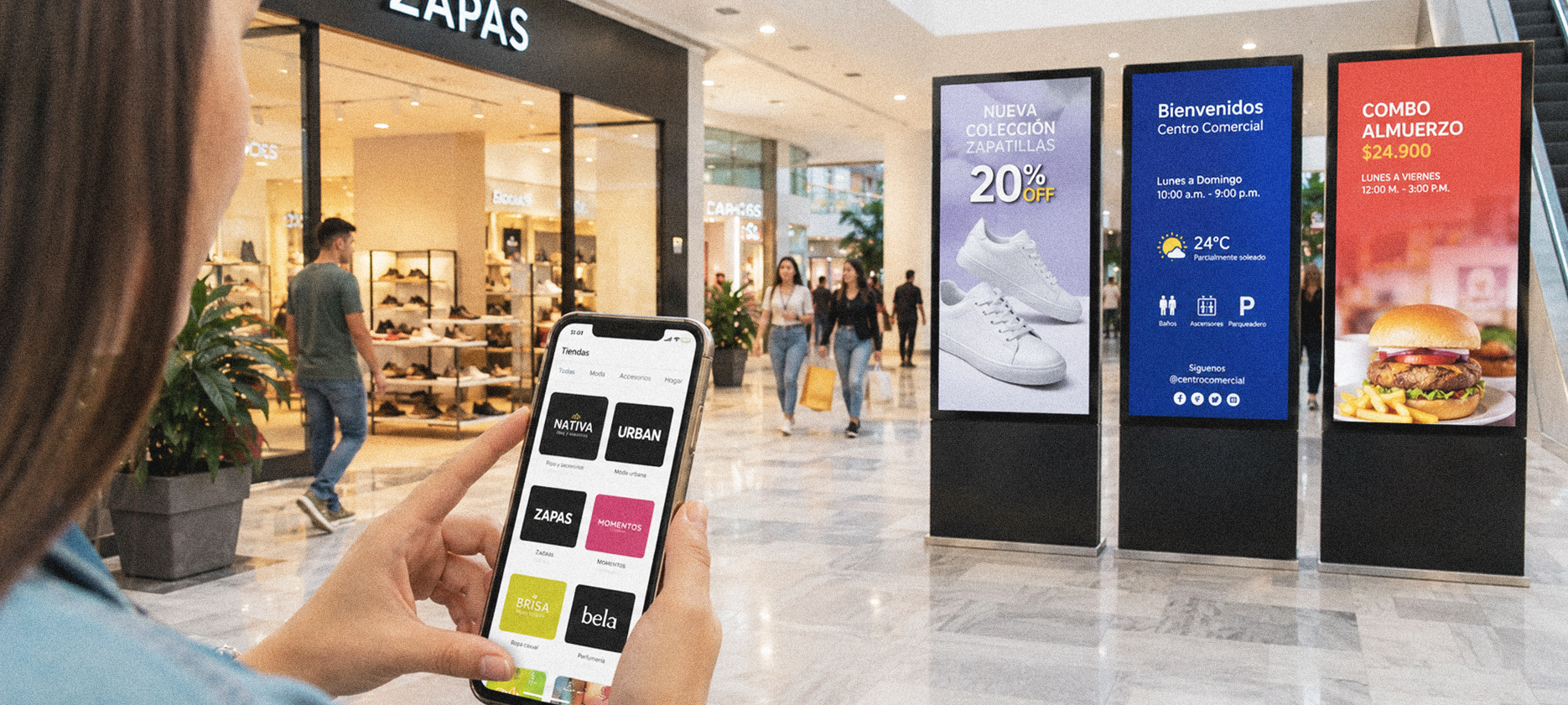 Contenido en vivo de Centro comercial